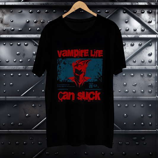 Vampire Life Can Suck Graphic Tee